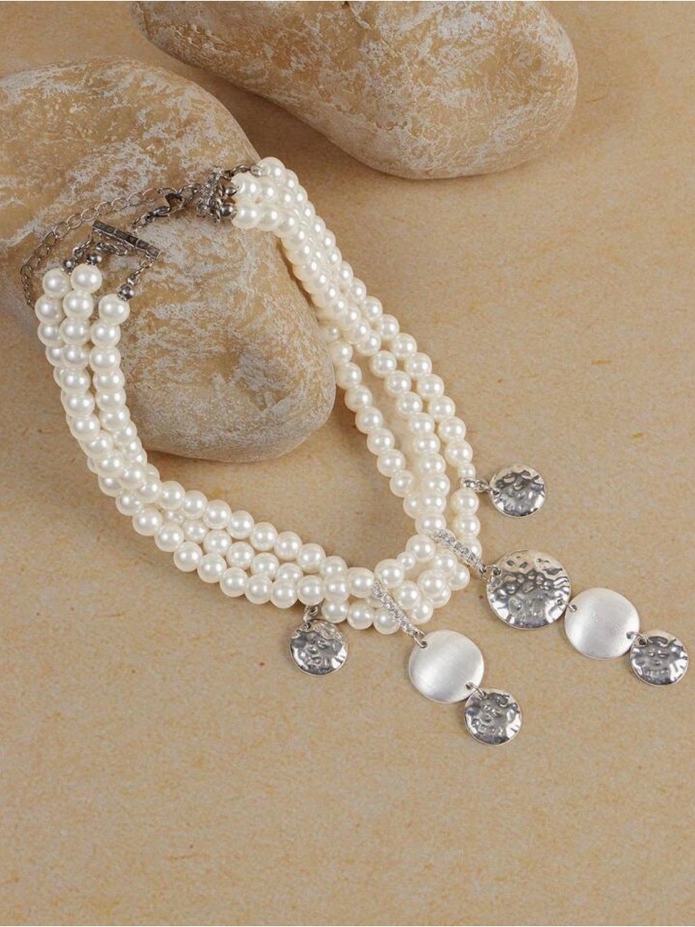 Pearl Multi-Strand Choker Necklace